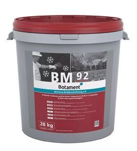 Бітумна 2К еластична гідроізоляція зимова MC-Bauchemie Botament BM 92 Winter, 28 кг 2325160843 фото