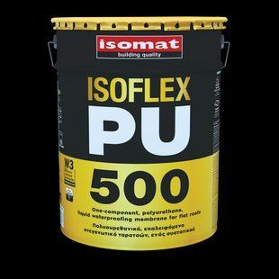 Поліуретанова гідроізоляція ISOFLEX-PU 500 White 25 кг покрівельна однокомпонентна 212678 фото
