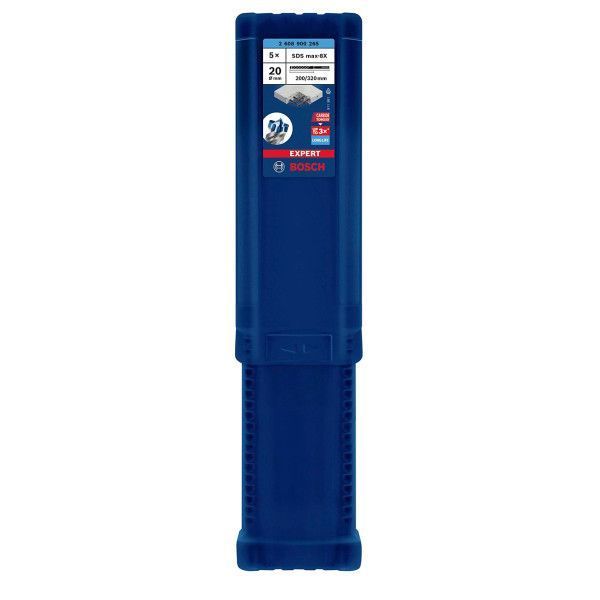 Набір бурів Bosch SDS-max-8X 20&times;200&times;320 мм EXPERT, 5 шт. 2608900265 фото