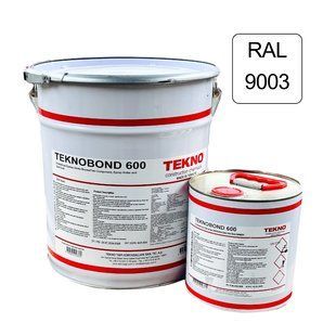 Епоксидна фарба Teknobond 600 20 кг Біла (RAL 9003) TB600209003 фото