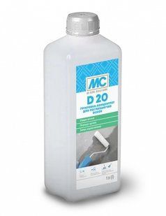 Грунтовка-концентрат для поглинаючих основ MC-Bauchemie D 20 (5л) D20-5 фото