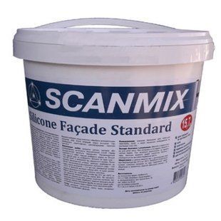 Фарба фасадна силіконова Scanmix Silicone Facade Standard 14 кг B1603003 фото