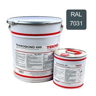 Епоксидна фарба для бетонної підлоги Teknobond 600 20 кг сіра (RAL 7031) TB60020 фото