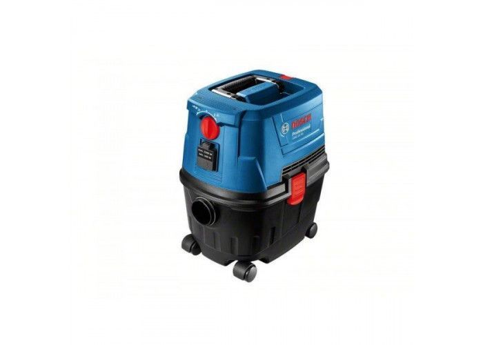 Пилосос будівельний BOSCH GAS 15 PS Professional, мережевий 220 В, набір насадок 06019E5100 фото