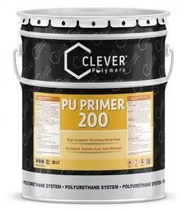 Поліуретанова грунтовка однокомпонентна Clever Polymers PU PRIMER 200 20 кг, Прозора B1309003 фото