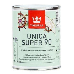 Лак для дерева TIKKURILA Unica Super 90 глянець 2,7 л 55964040130 фото