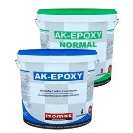 Двокомпонентний епоксидний клей для мармуру та плитки ISOMAT AK-EPOXY NORMAL (A+B), жовтуватий, 20 л (212776) 212776 фото