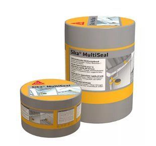 Самоклейка покрівельно-ущільнююча бітумна стрічка Sika MultiSeal T 10 м х 100 мм, сіра 3732 фото