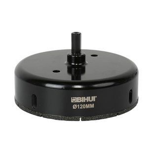 Алмазна коронка BIHUI Ceramics PRO 120 мм під дриль (DBW120) DBW120 фото