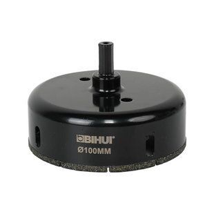 Алмазна коронка BIHUI Ceramics PRO 100 мм під дриль (DBW100) DBW100 фото