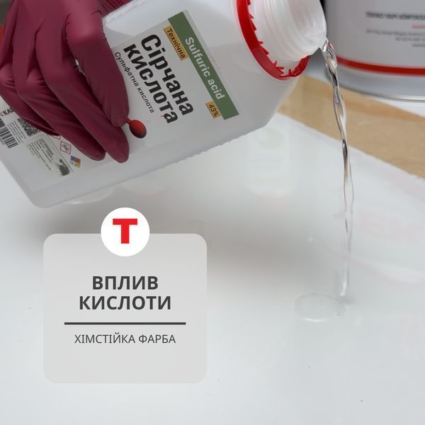 Хімстійка фарба Teknobond 610 стійка до сірчаної, азотної, соляної, молочної кислоти, хімії, лугів, епоксидна емаль, 20 кг TB610900320 фото