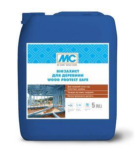 Біозахист для деревини (для стропильних систем) MC-Bauchemie Wood Protect Safe, 5 л B1405050 фото