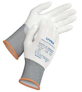 Рукавички захисні Uvex Phynomic Lite з акваполімерним покриттям розмір 9 Білі 60041 фото