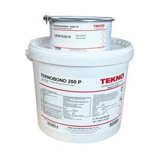 Двокомпонентний поліуретановий тиксотропний клей-паста Teknobond 200 P класу R2T, без розчинників, 20 кг. TB200P фото