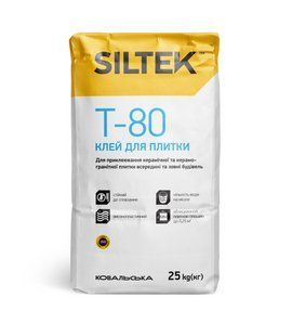 Siltek T-80 Клей для плитки 25 кг B1007003 фото