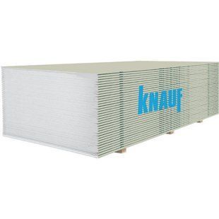 Гіпсокартон (стіновий) KNAUF 12,5х1200х2500мм B1101006 фото