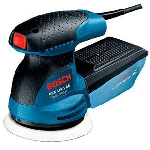 Ексцентрикова шліфувальна машина BOSCH GEX 125-1 AE Professional, мережевий 220 В, набір 0601387500 фото